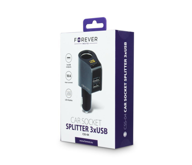 FOREVER 3xUSB CSS-04 - 1390332 - zdjęcie 2